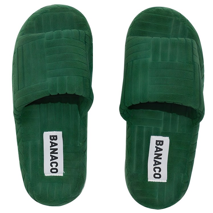 바나코 비비드 테리 룸 슬리퍼, Green, 1세트 바나코 비비드 테리 룸 슬리퍼, Green, 1세트