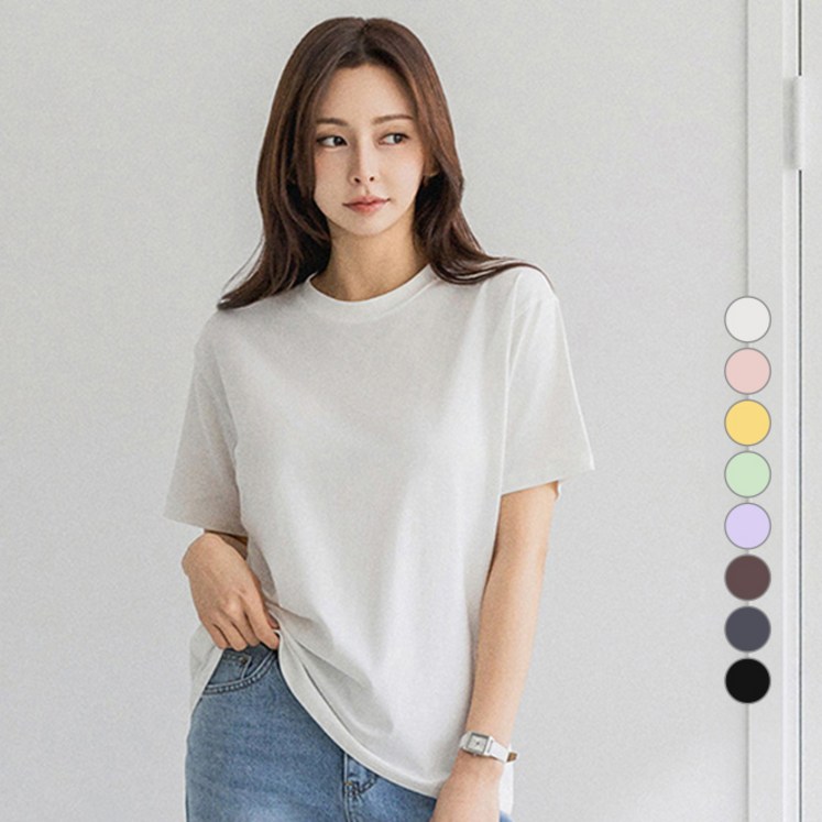 부루앤쥬디 여성용 G 소프트 모달반팔티 ORCTS502D 부루앤쥬디 여성용 G 소프트 모달반팔티 ORCTS502D