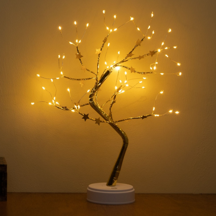 이코노미쿠스 LED 무선 감성 나무 침대 간접 조명 전등 수면등 무드등 크리스마스