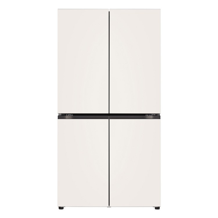 [색상선택형] LG전자 디오스 오브제컬렉션 4도어 냉장고 메탈 870L 방문설치 20230506