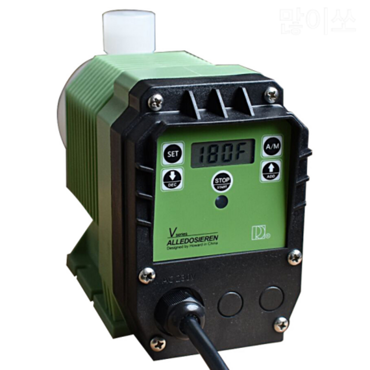 계량펌프 장비 전자 미세 정량 투여 전동 20L압력 유량 펌프 V N C 시리즈 21종