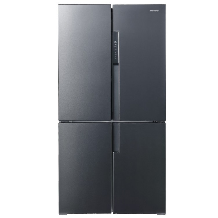 클라윈드 피트인 4도어 냉장고 566L 방문설치, 그레이블루, KRNF560NPS1
