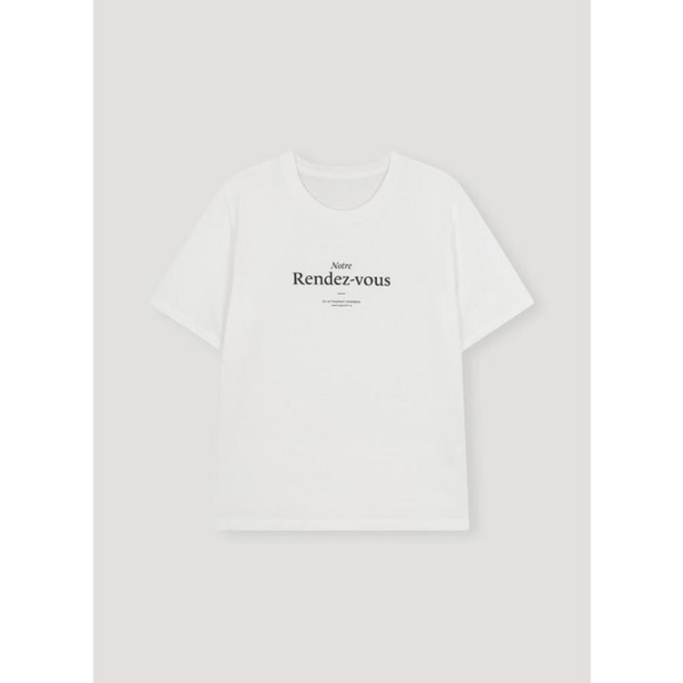 [정품] 리스트 [리스트] 미니멀 레터링 반팔 티셔츠 4