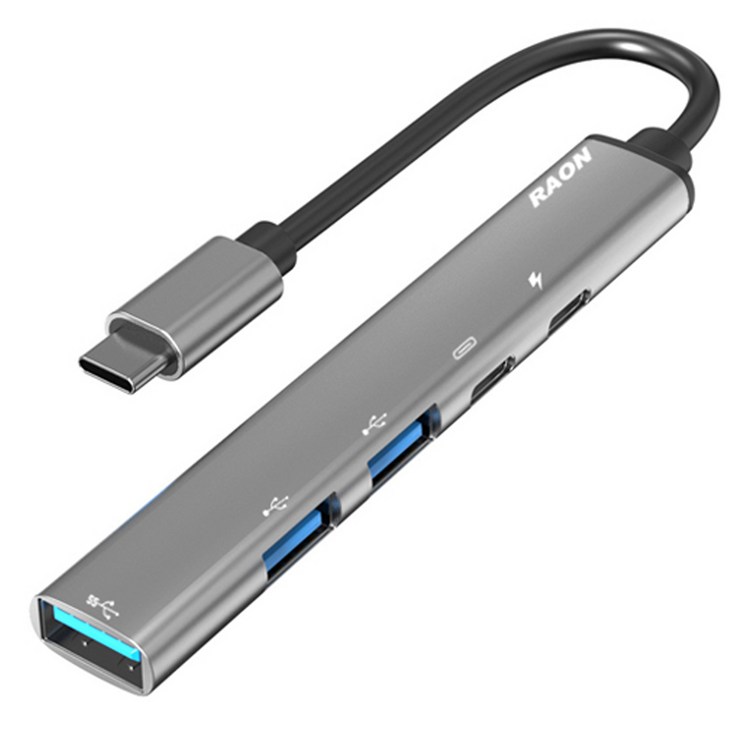 라온 5포트 C타입 멀티 허브 RUHU500C