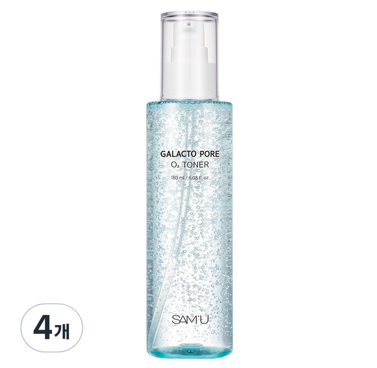 쌔뮤 갈락토 포어 오투 토너, 4개, 180ml
