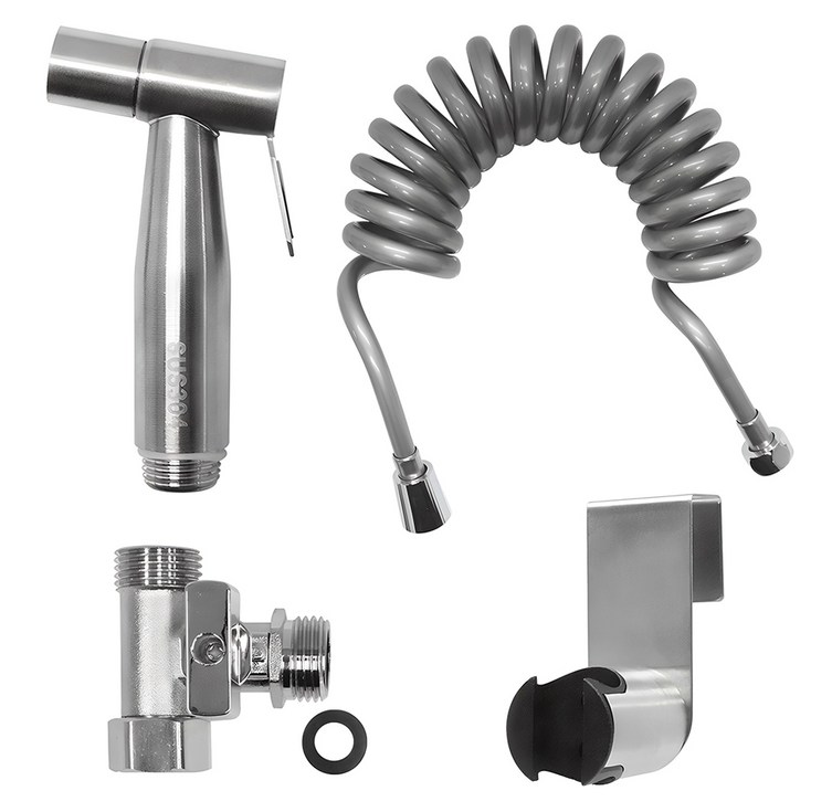 미리내 욕실청소 SUS 스프레이건  코일호스 3m 세트