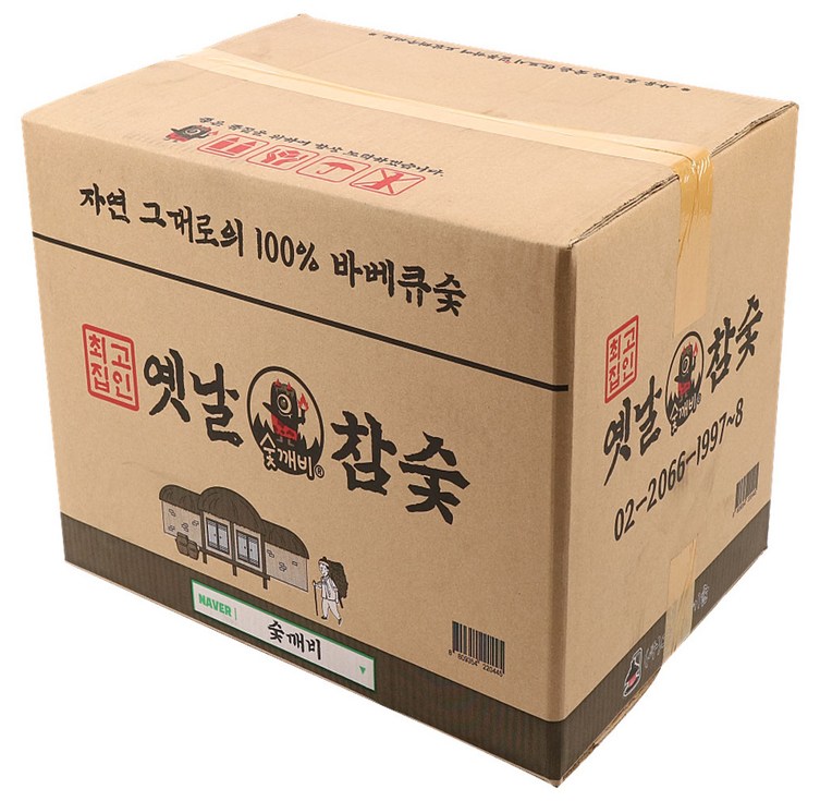 숯깨비 바베큐 맹그로브 3단 옛날참숯, 1개, 18kg