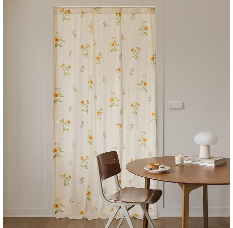 바자르 빈티지 소담 광목 가리개 커튼 창문형