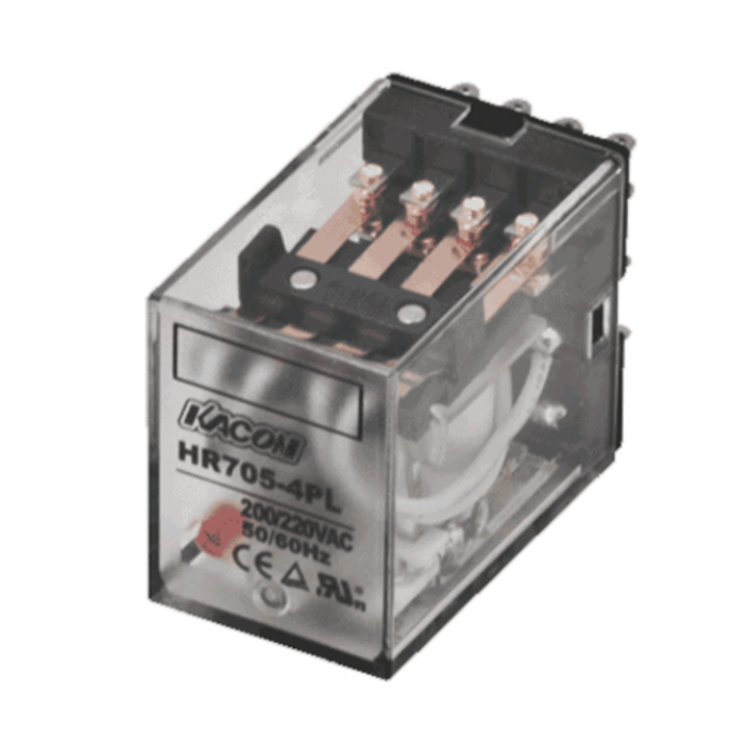 HR705 4PL AC220V 릴레이 MY4 소켓 LED 타입 250V 5A 14핀 4극 4a4b 스위치 카콘