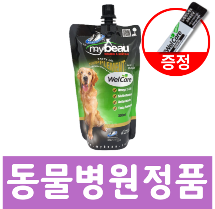 마이뷰 독 강아지 종합영양제 300ml  유산균 셋트 동물병원 정품