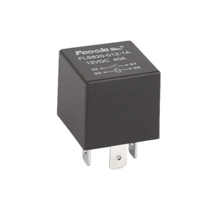 자동차 릴레이 12V 40A  FLS820012A  4핀 DC 전원 제어 릴레이  NO 접점