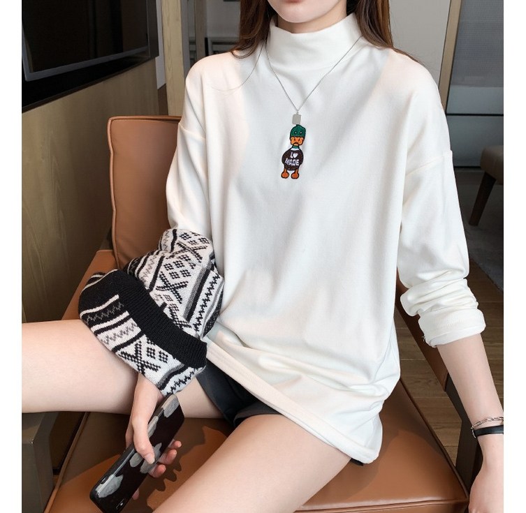 백업 셔츠 느슨한 패션 조커 티