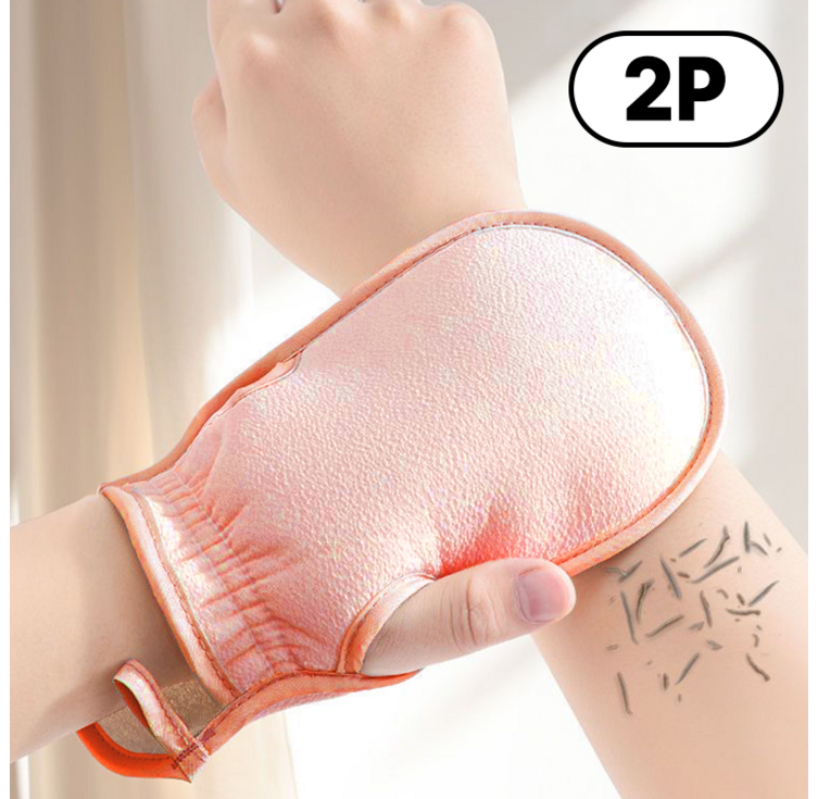 디노르 저자극 부드러운 때밀이 목욕 장갑