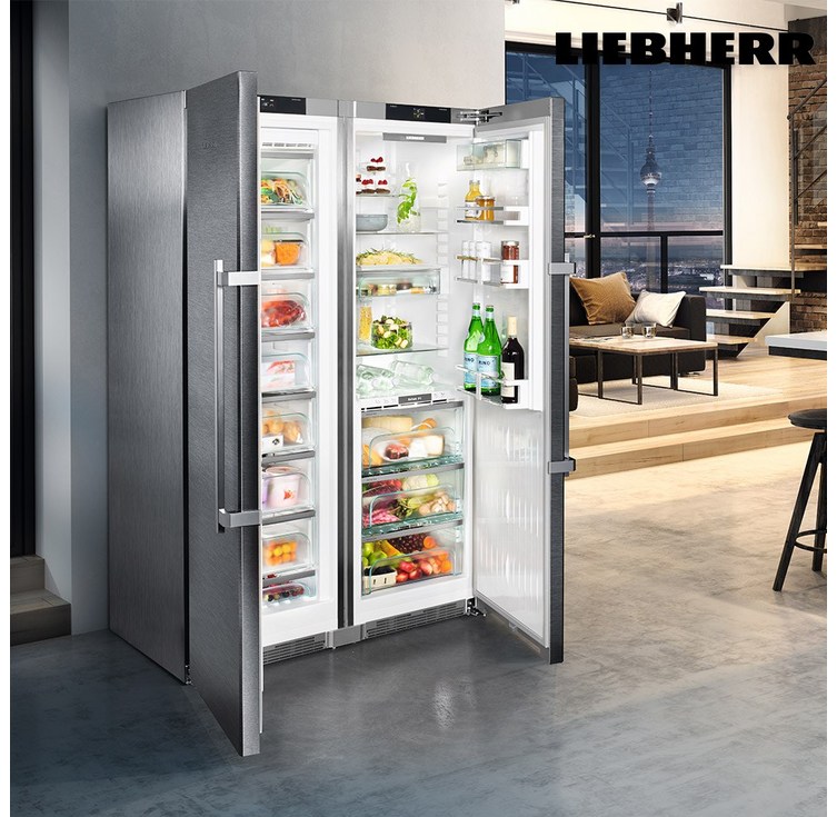 본사 직영 리페르 독일 명품가전 LIEBHERR 프리미엄 풀 스테인레스 냉장고 냉동고 SBSes8673