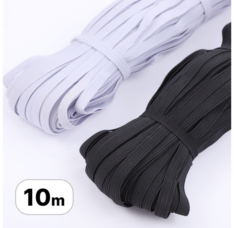 로멀리 고탄력 바지 허리 고무줄 밴드 10mm