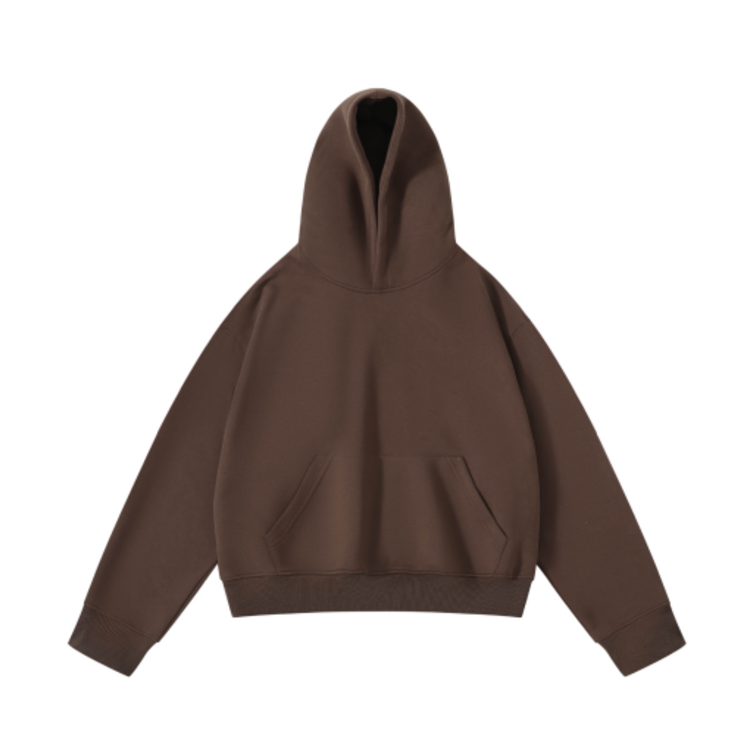 남자 오버핏 후드티 숏후드 커플 두꺼운 후드티셔츠