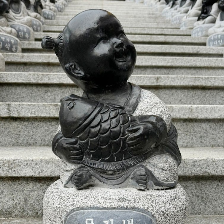 자손 번영 기원 동자승상,정원 인테리어, 수목장 수호 상 자손 번영 기원 동자승상,정원 인테리어, 수목장 수호 상