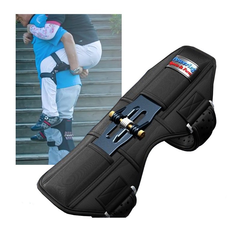 기능성 무릎보호대 렉스파워렉라이트특허 웨어러블 고탄력 스프링 장착 무릎파워증강기, 2개
