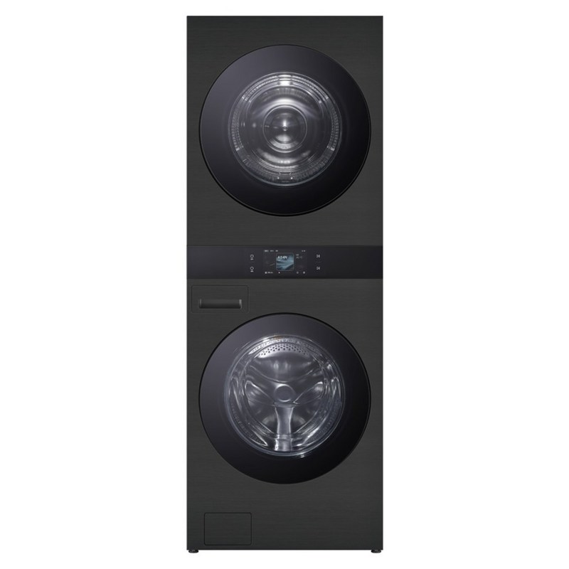 LG전자 트롬 AI 오브제컬렉션 워시타워 세탁기 FA25KJF + 건조기 RA25KJF + 25kg + 25kg 방문설치, WA2525KDF, 스페이스블랙 1