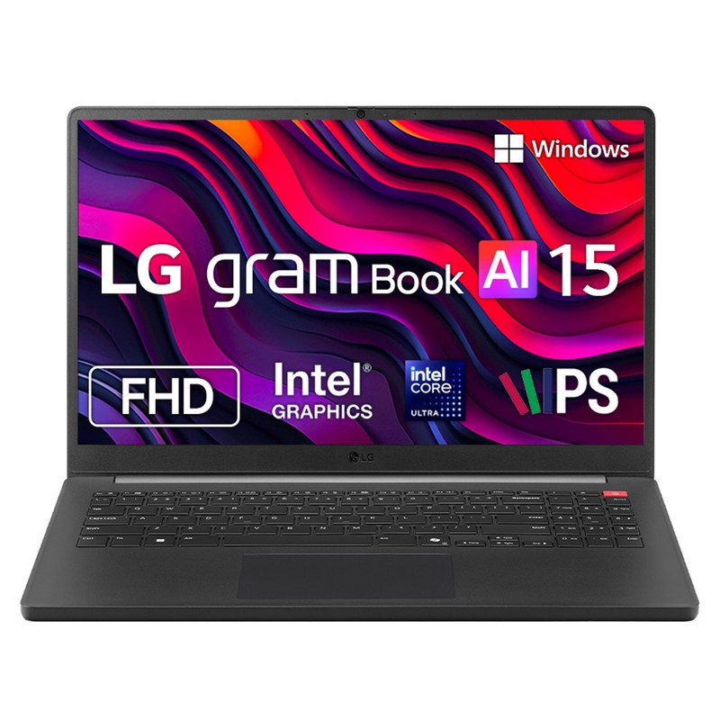 LG전자 2026 그램북 AI 15 코어 Ultra5, 타이탄 블랙, 15U50U-GROWK, 256GB, 8GB, WIN11 Home 1