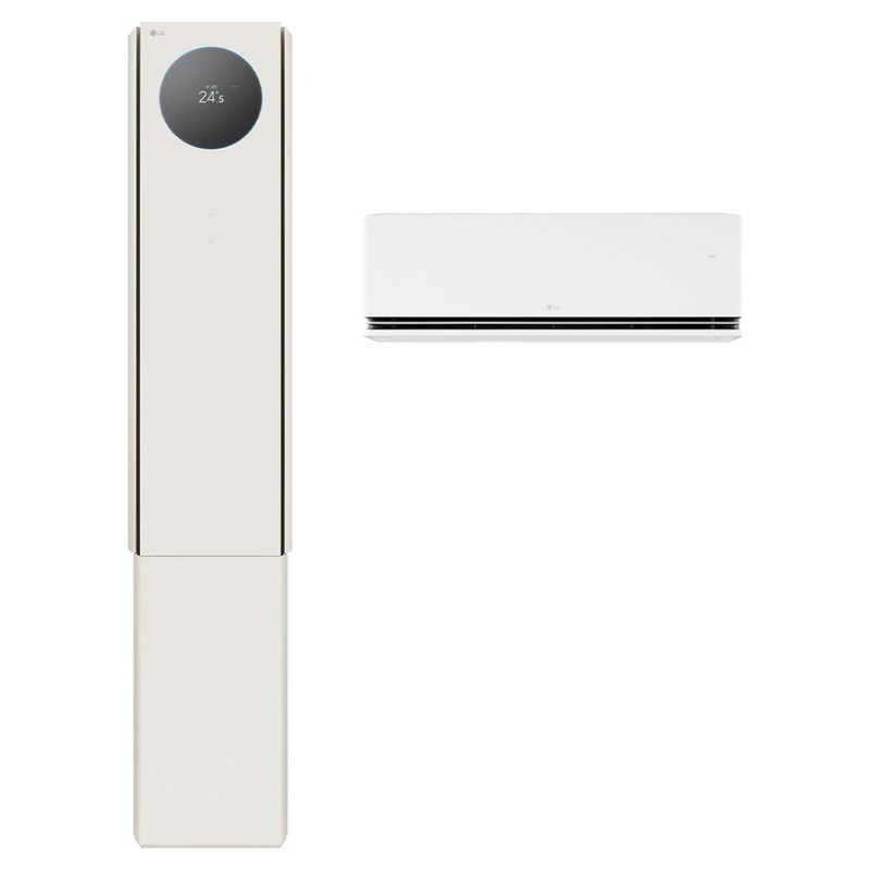 LG전자 인버터 58.5㎡ + 18.7㎡ 휘센 AI 오브제컬렉션 뷰I 프로 2 in 1 멀티형 에어컨 6시리즈 방문설치, FQ18GV6BA2M, 매립배관형 1