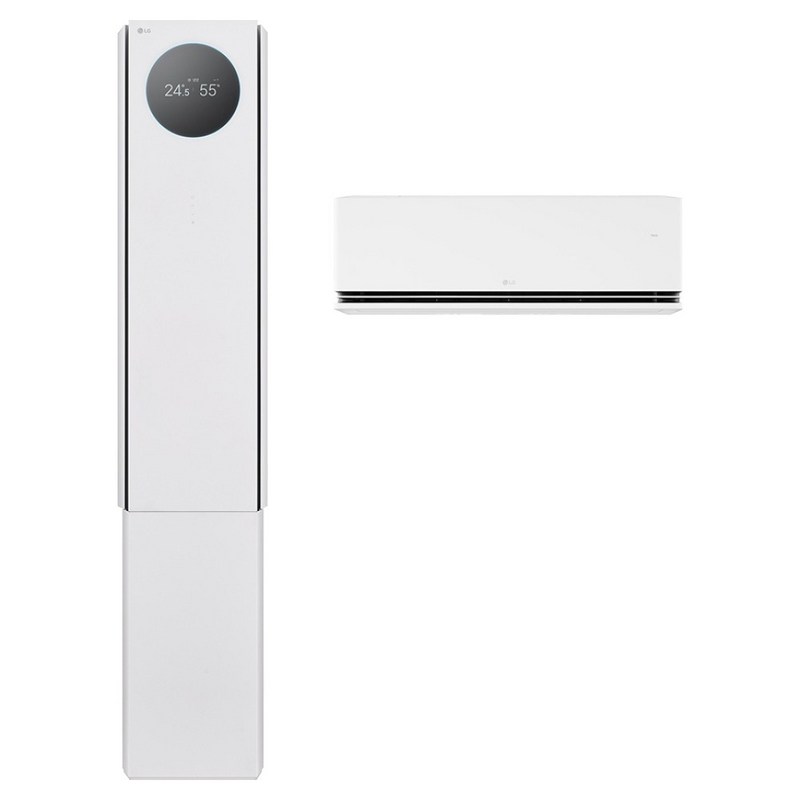 LG전자 인버터 74.5㎡ + 18.7㎡ 휘센 AI 오브제컬렉션 뷰I 프로 2 in 1 멀티형 에어컨 6시리즈 방문설치, FQ22GV6EA2, 일반배관형 1