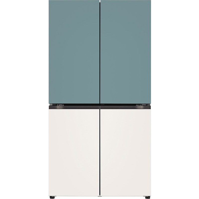 [색상선택형] LG전자 오브제 870L 매직스페이스 메탈 4도어 디오스 냉장고 방문설치, T873MTE111 1