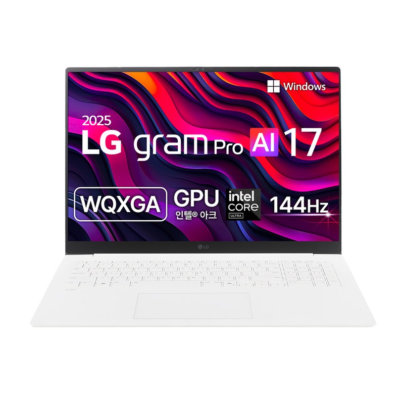 LG전자 2025 그램 Pro AI 17 WQXGA 코어Ultra5 애로우레이크, 에센스화이트, 256GB, 16GB, WIN11 Home, 17Z90TP-GA5CK 1