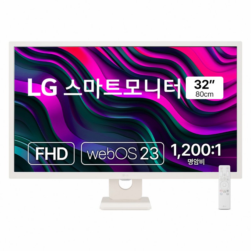 LG전자 FHD 스마트 모니터 방문설치, 80cm, 32SR50F 2