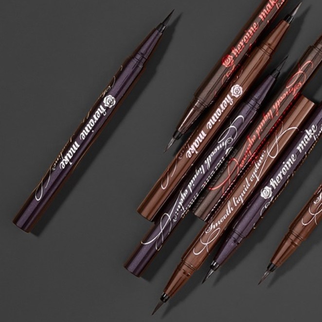 키스미 히로인 메이크 스무스 리퀴드 아이라이너 슈퍼킵 0.4 ml, 딥블랙, 1개 - thumb image