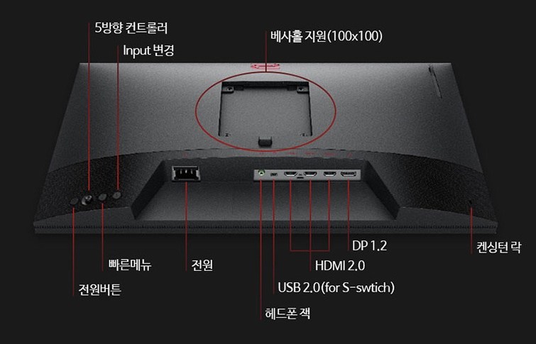 벤큐 FHD 조위 게이밍 모니터, 61cm, XL2411K - thumb image