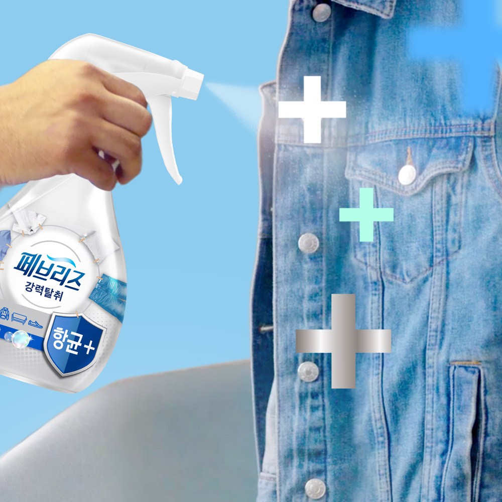 페브리즈 섬유탈취제 항균플러스 깨끗한향 본품, 360ml, 3개 - thumb image