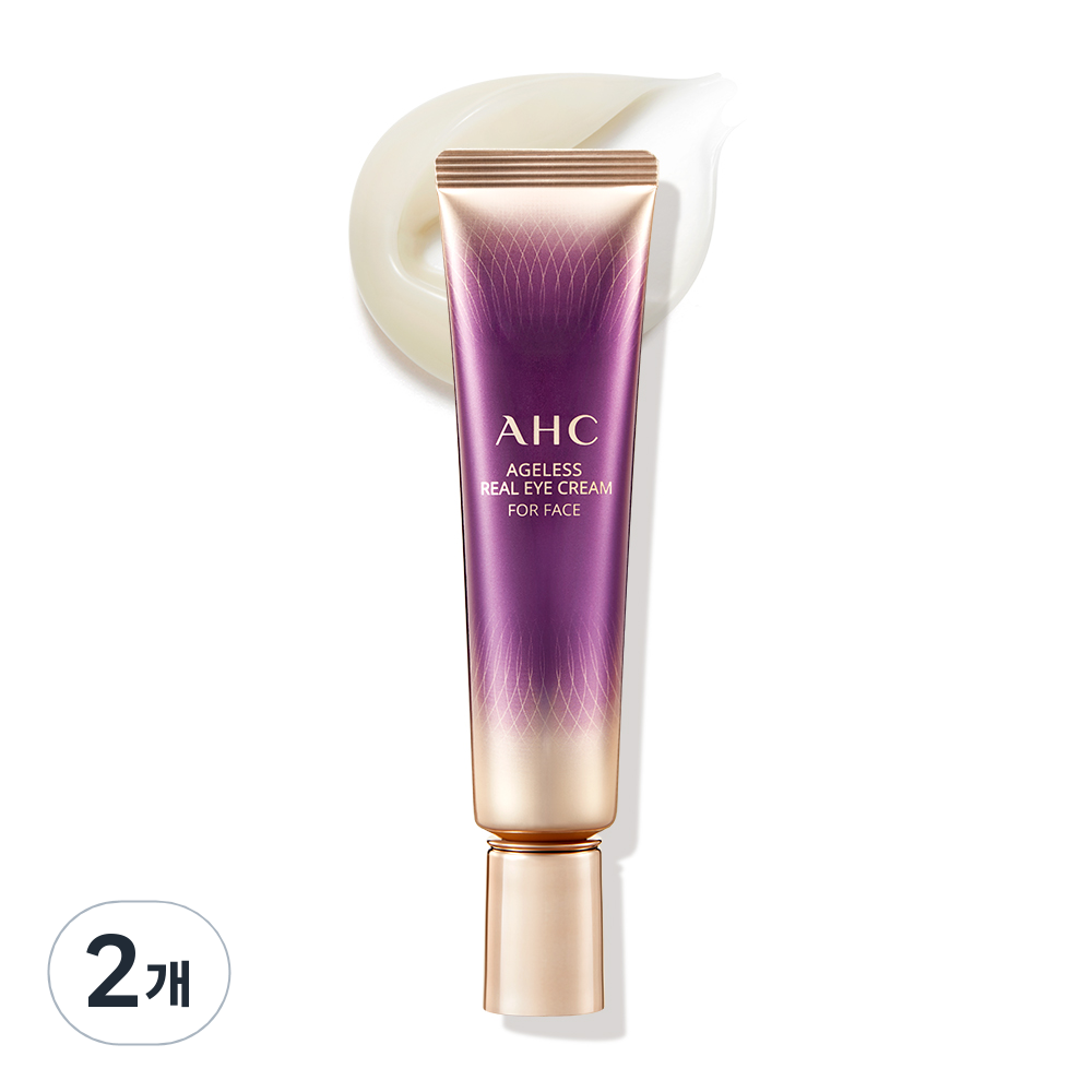 AHC 에이지리스 리얼 아이크림 포 페이스, 30ml, 2개 - A