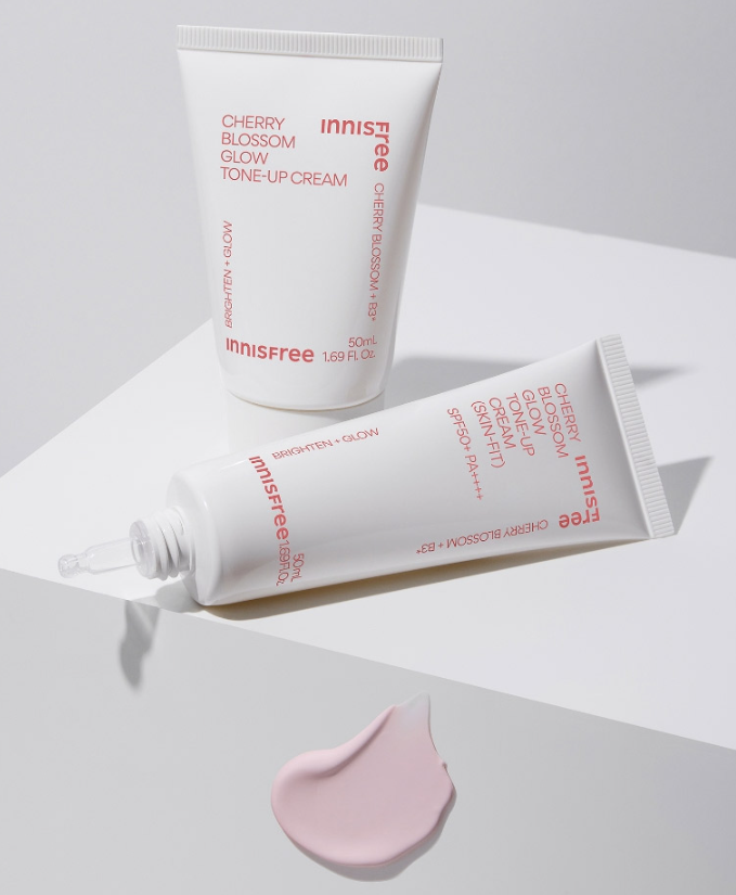 이니스프리 제주 왕벚꽃 스킨핏 톤업 크림 50ml, 1개 - thumb image