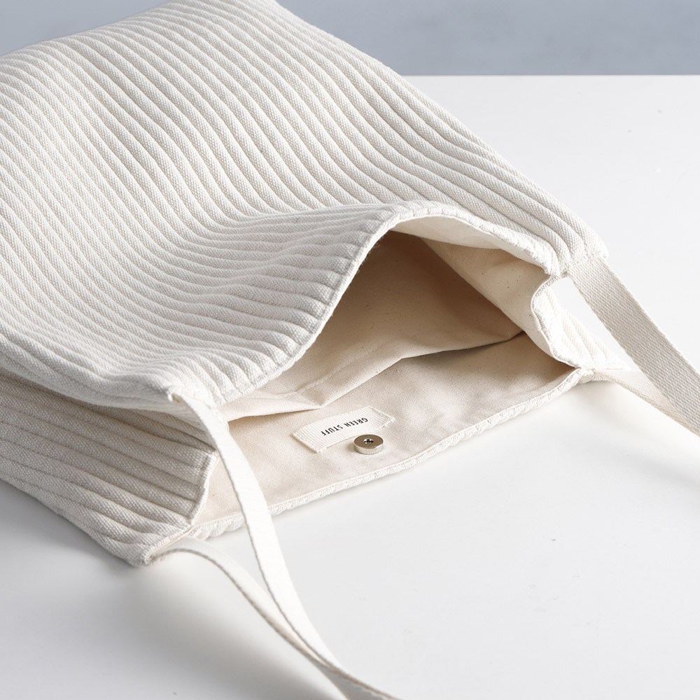 그린스터프 무심한듯 박시한 쇼퍼백 corduroy canvas 53 - thumb image