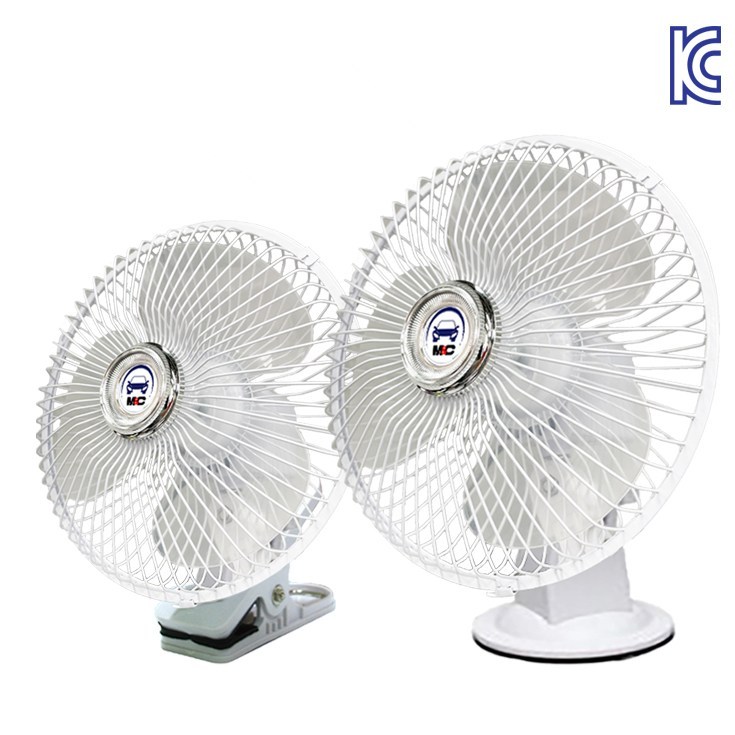 엠앤씨 카팬 차량용 선풍기 8인치 - 12V 24V (집게형+흡착형), 8인치흡착형(집게형)24V - thumb image