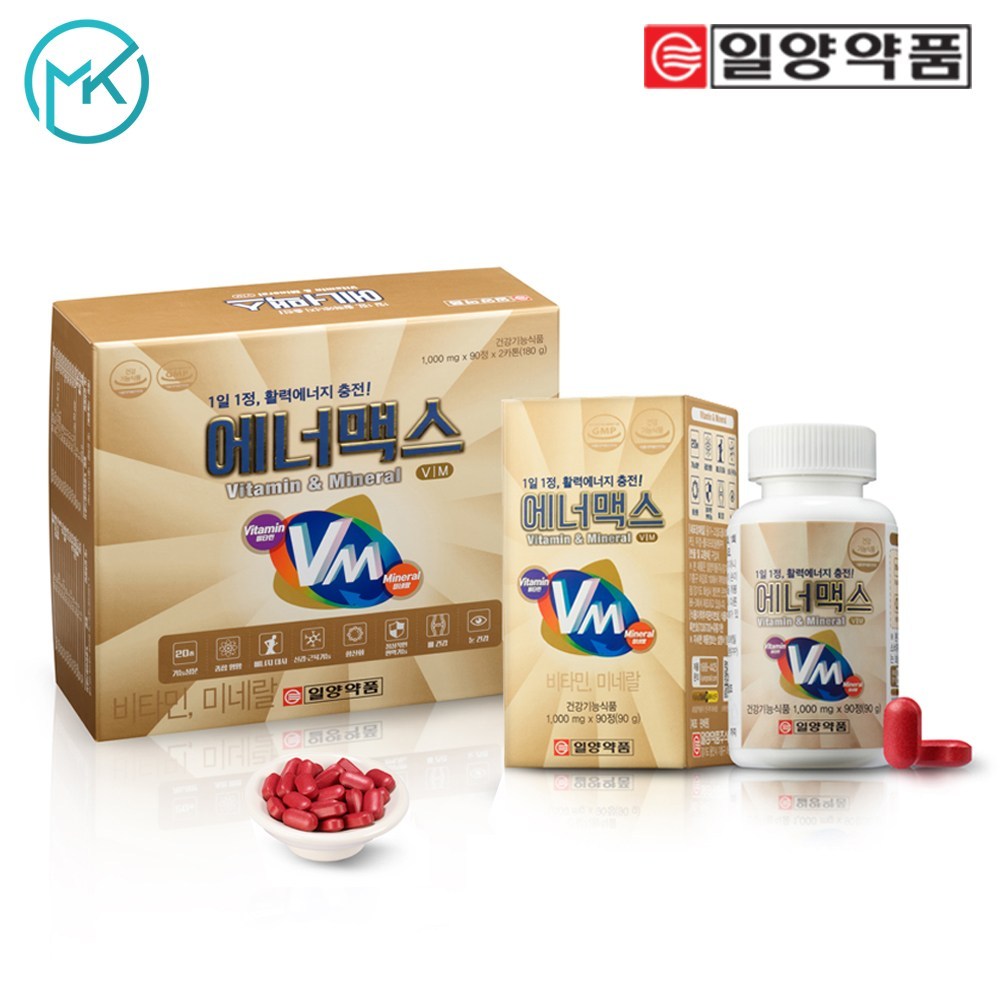 일양약품 에너맥스 종합비타민 880mg x 180정 6개월분, 6개 - thumb image