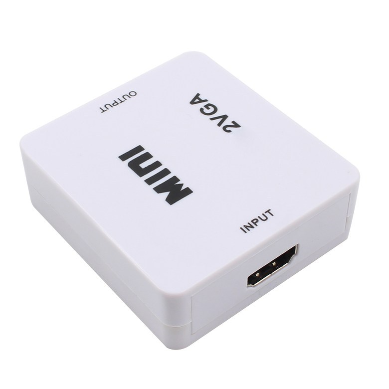 PC 노트북에서 HDTV용 미니 HDMI 호환 VGA 오디오 1080P 컨버터 어댑터 - thumb image