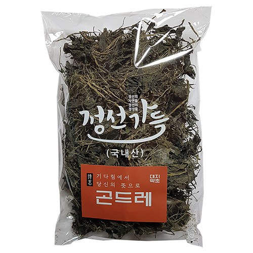 정선 곤드레나물 200g 전통방식 햇볕에 말린 건곤드레 나물 말린곤드레 마른곤드레, 8팩, 8개 - thumb image