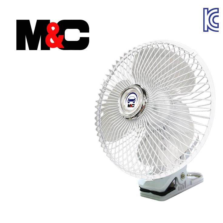 엠앤씨 카팬 차량용 선풍기 8인치 - 12V 24V (집게형+흡착형), 8인치흡착형(집게형)24V - thumb image