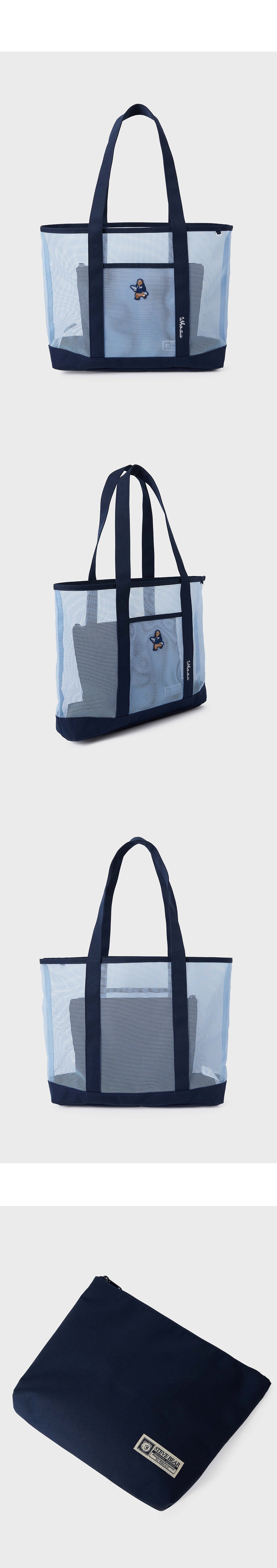 【韓国WHO.A.U フーアーユー】Steve Beach Mesh Shoulder Bag Steve Beach Mesh Shoulder Bag - 후아유닷컴